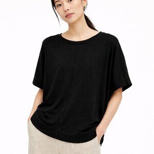MUJI Black Dolman Sleeve Top – Size Small (Never Worn, No Tags)